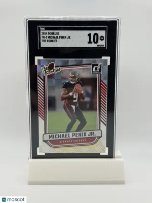 2024 Panini Donruss Michael Penix Jr. #TR-2 The Rookies Rookie Insert SGC 10