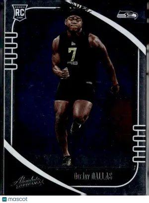 2020 Panini Absolute Football DeeJay Dallas #128 RC