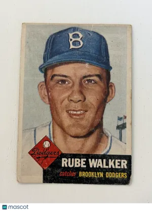 1953 Topps Rube Walker #134 Nicely Centered