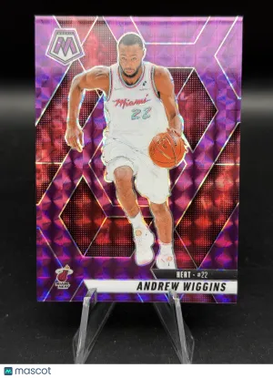 Andrew Wiggins 2025 Panini Mosaic #175 Purple 46/99 - Miami Heat