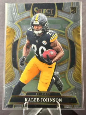 Panini Select 2025 Concourse Kaleb Johnson RC Base Set #52 Steelers