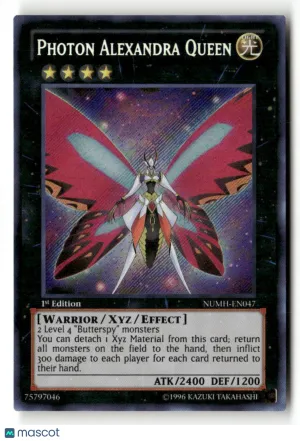 Number Hunters photon alexandra queen Secret Rare #NUMH-EN047