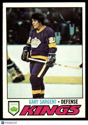 1977 Hockey Card Gary Sargent #113