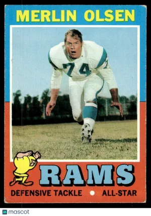 1971 Football Merlin Olsen #125