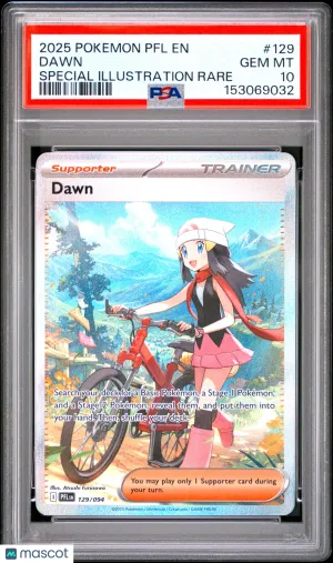 2025 Pokemon PFL EN-Phantasmal Flames Dawn Special Illustration Rare PSA 10 #129