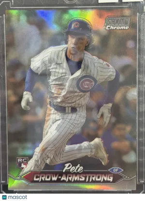 2024 Topps Stadium Club Chrome Pete Crow-Armstrong #29 Refractor RC