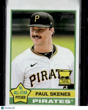 2024 Topps Heritage Paul Skenes #60