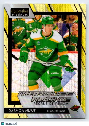 2024 O-Pee-Chee Platinum Daemon Hunt #266 Neon Yellow Surge Rookie