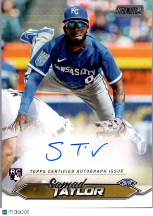 2024 Topps Stadium Club Samad Taylor #SCBA-ST RC Auto