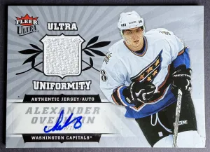 Alex Ovechkin 2006-07 Fleer Ultra Ultra Uniformity Patch Auto /35 #UA-AO *2nd Year*