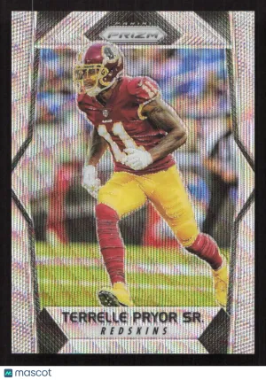 2017 Panini Prizm Terrelle Pryor Sr. #21 Prizm Blue Wave SN