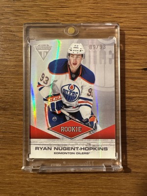 2011-12 Panini Titanium Ryan Nugent-Hopkins Rookie SSP /93 Oilers #102