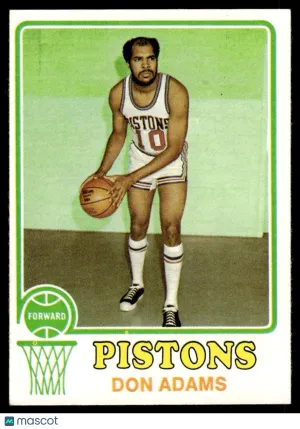 1973 Basketball Don Adams #139