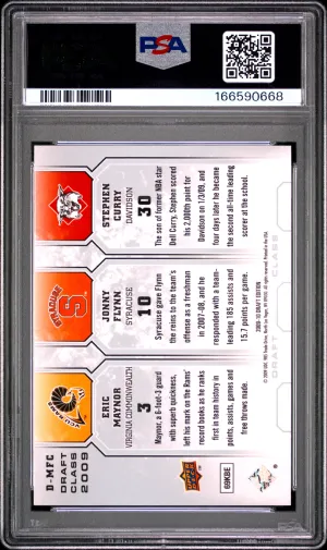 2009 Upper Deck Draft Edition Draft Class Curry Flynn Maynor #D-MFC back