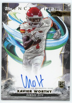 2024 Topps Inception Xavier Worthy Rookie Autograph #RA-XW front