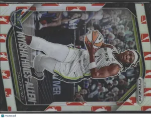 Myisha Hines-Allen 2025 Prizm WNBA #96 WNBA Logo DSG Exclusive - Dallas Wings