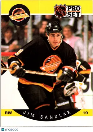 1989 Pro Set Jim Sandlak #305