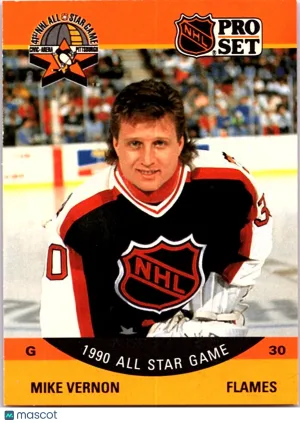 1990 Pro Set Mike Vernon #338
