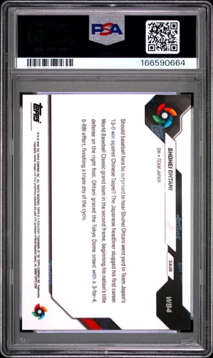 2026 Topps Now World Baseball Classic Shohei Ohtani #WB4 back