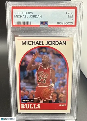 1989-90 NBA Hoops Michael Jordan #200 [Base] Base Set PSA 7