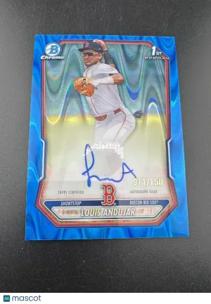 2026 Bowman Chrome Louis Andujar #CPA-LA Blue Shimmer Refractor /150