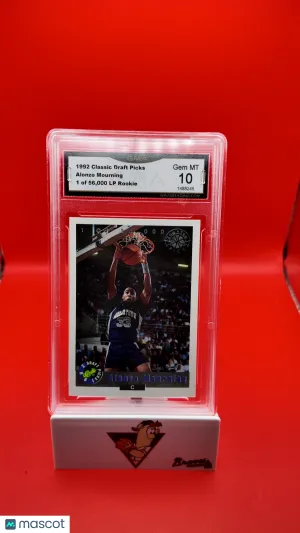 1992 Classic Draft Picks Alonzo Mourning #LP2 GMA 10