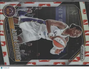 Azurá Stevens 2025 Prizm WNBA #64 WNBA Logo DSG Exclusive - Los Angeles Sparks