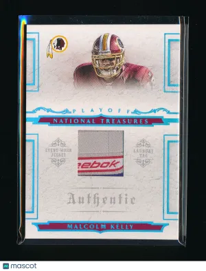 2008 Playoff National Treasures Malcolm Kelly #125 Materials Rookie