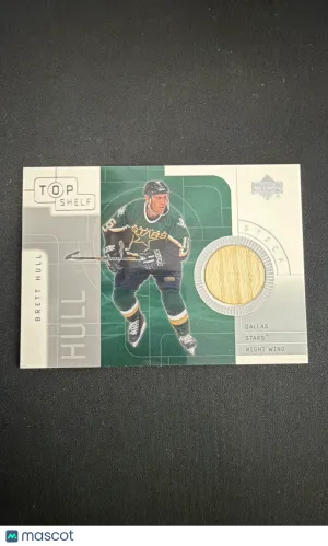 2001-02 Upper Deck Top Shelf Brett Hull #S-BH [Base] Memorabilia Insert