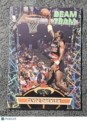 1992 Topps Stadium Club Beam Team #4 Clyde Drexler