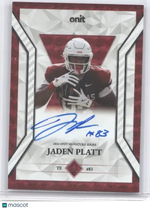 2026 ONIT Signature Series Jaden Platt #S-JP 02/10