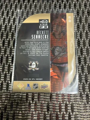 2025 Beckett Sennecke SPx Holo View FX back