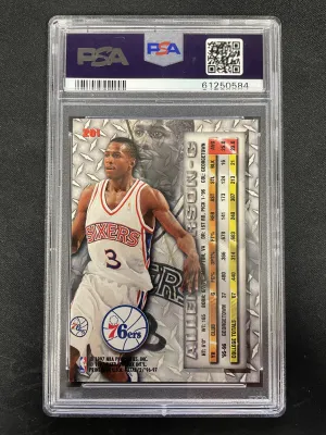 1996 Metal Allen Iverson #201 back