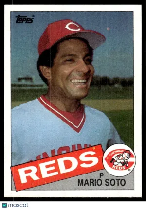 1985 Baseball Card Mario Soto #495