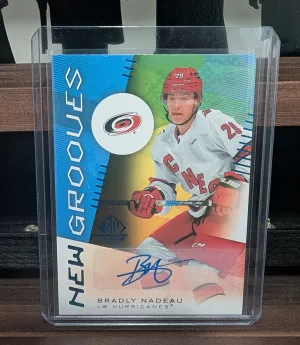 2024-25 SPGU BRADLY NADEAU New Grooves Auto