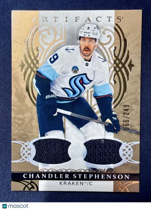 2026-27 Upper Deck Artifacts Chandler Stephenson #30 Material Gold /249