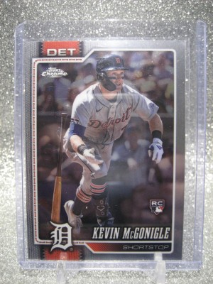 2026 Topps Chrome Detroit Tigers Rookie Base Tigers RC Kevin McGonigle #16