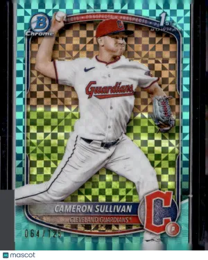 2025 Bowman Chrome Cameron Sullivan #BCP-97 Aqua X-Fractor /125