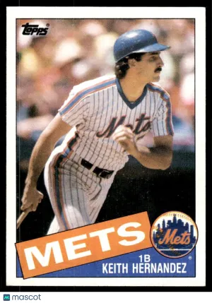 1985 Baseball Card Keith Hernandez #80