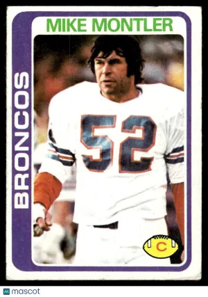 1978 Football Mike Montler #83