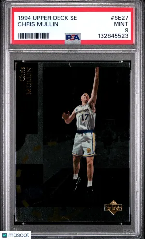 1994 Upper Deck Se Chris Mullin #SE27 PSA 9