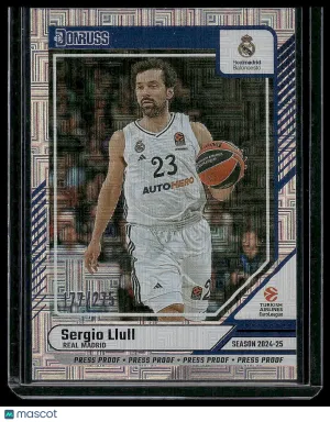 Sergio Llull 2025 Donruss EuroLeague #141-Purple Press Proof /275