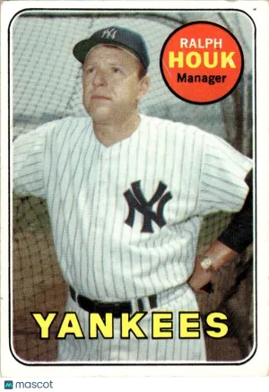 1969 Baseball Card Ralph Houk #447