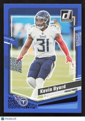 2023 Donruss Kevin Byard #287 Press Proof Blue Parallel