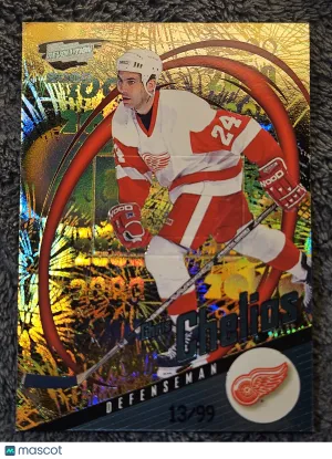 1999-00 Pacific Revolution #50 Chris Chelios Shadow Series /99