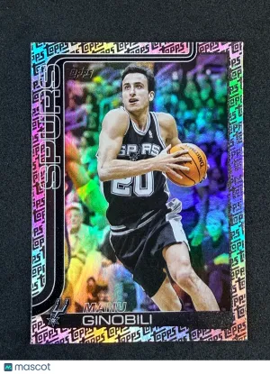 2025-26 Topps 262 Manu Ginobili Topps Logo Foil San Antonio Spurs