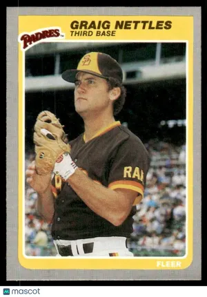 1985 Baseball Card Craig Nettles #42