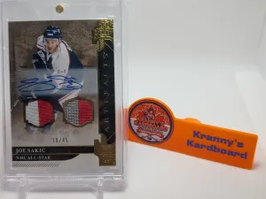2019-20 Artifacts Joe Sakic All-Star Dual Jersey Auto /45