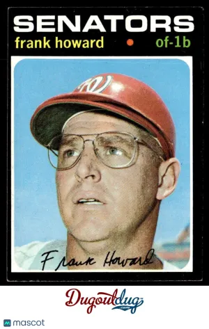 1971 Baseball Card Frank Howard #620