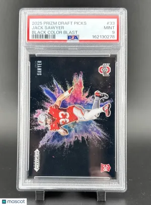 2025 Panini Prizm Draft Picks Jack Sawyer #33 [Base] Rookie Insert PSA 9